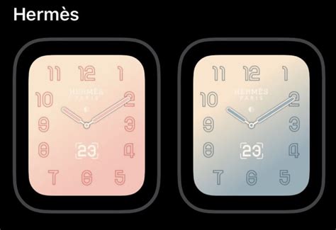 new hermes watch face